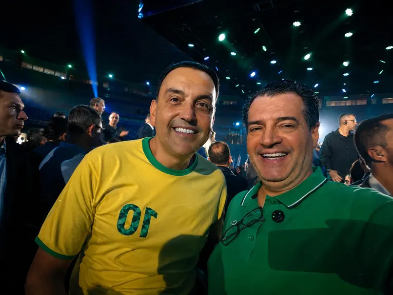 Eduardo Salém com Felício Ramuth